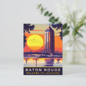 Baton Rouge, Louisiana, reizen Briefkaart (Staand voorkant)