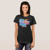 Baton Rouge Louisiana Retro Throwback T-shirt (Voorkant volledig)
