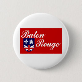 Baton Rouge Louisiana Ronde Button 5,7 Cm