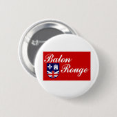 Baton Rouge Louisiana Ronde Button 5,7 Cm (Voorkant /achterkant)