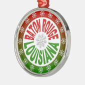 Baton Rouge Louisiana rood groen ornament (Links)