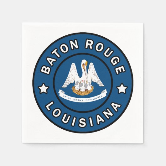 Baton Rouge Louisiana Servet (Voorkant)