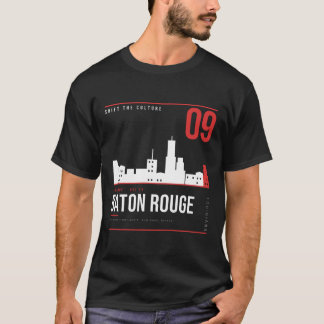 Baton Rouge Louisiana Skyline ShiftTape Vol 09 T-shirt
