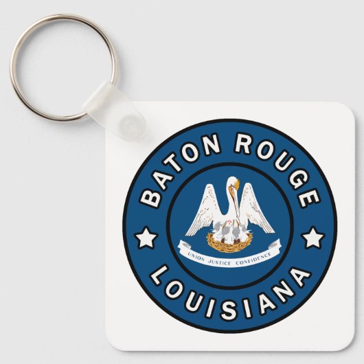 Baton Rouge Louisiana Sleutelhanger (Voorkant)