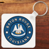 Baton Rouge Louisiana Sleutelhanger (Achterkant)