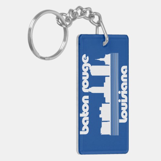 Baton Rouge, Louisiana Sleutelhanger (Voorkant Links)