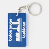 Baton Rouge, Louisiana Sleutelhanger (achterkant)