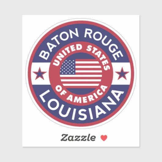 BATON ROUGE, Louisiana Sticker (Vel)