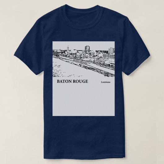 Baton Rouge Louisiana T-shirt - 2 (Design voorkant)