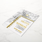 Baton Rouge Love Locator | Stadsweddenschap Folie Uitnodiging (Gedraaid)