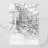 Baton Rouge Love Locator | Stadsweddenschap Folie Uitnodiging (Achterkant)