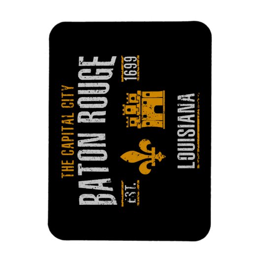 Baton Rouge Magneet (Verticaal)