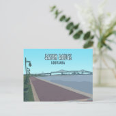 Baton Rouge Mississippi Louisiana Briefkaart (Staand voorkant)