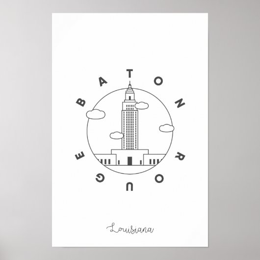 Baton Rouge-Poster Poster (Voorkant)