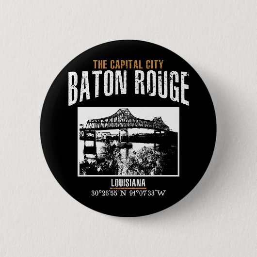 Baton Rouge Ronde Button 5,7 Cm (Voorkant)