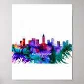 Baton Rouge Skyline Poster (Voorkant)