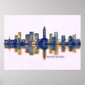 Baton Rouge Skyline Poster (Voorkant)