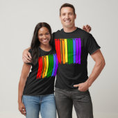 Baton Rouge Skyline Rainbow LGBT Gay Pride T-shirt (Unisex)