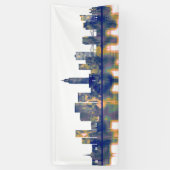 Baton Rouge Skyline Spandoek (Verticaal)