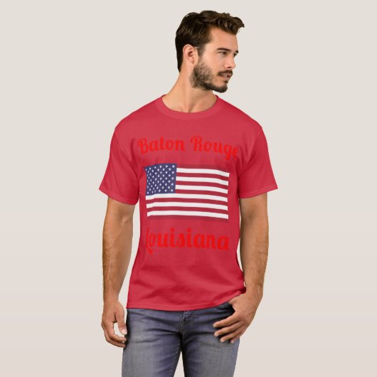 Baton Rouge Stijlvolle Prints 1 T-shirt (Voorkant volledig)