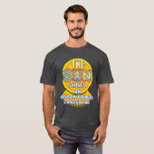 Baton Rouge Sun Shines Artful Sunshine Oversized T-shirt (Voorkant volledig)