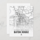 Baton Rouge Trouwweekend Details Informatiekaartje (Voorkant / Achterkant)