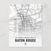 Baton Rouge Trouwweekend Details Informatiekaartje (Voorkant)