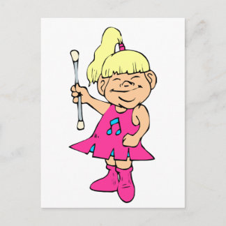 Baton Twirler Briefkaart