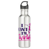 Baton Twirler, ik kan niet draaien Waterfles (Voorkant)