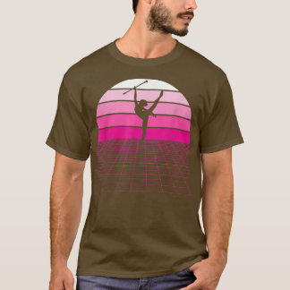 Baton Twirler Majorette 80s Baton Twirling T-shirt