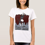 Baton Twirler T-shirt / Bourgogne (Voorkant)