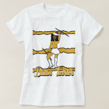 Baton Twirler T-Shirt / Goud