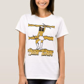 Baton Twirler T-Shirt / Goud (Voorkant)