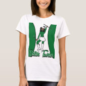 Baton Twirler T-Shirt / Groen (Voorkant)