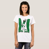 Baton Twirler T-Shirt / Groen (Voorkant volledig)