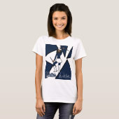 Baton Twirler T-Shirt / Marine (Voorkant volledig)