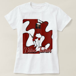 Baton Twirler T-Shirt / Rood