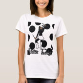 Baton Twirler T-Shirt / Zwart (Voorkant)