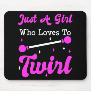 Baton Twirler Twirling Majorette Funny Gift  Muismat