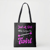 Baton Twirler Twirling Majorette Funny Gift  Tote Bag (Voorkant)