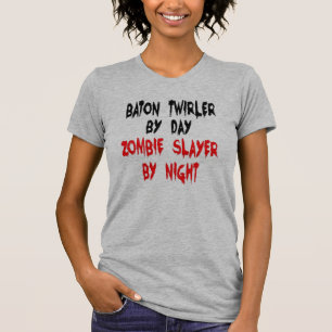 Baton Twirler Zombie Joke T-shirt