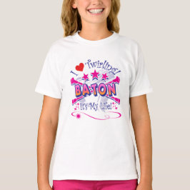 Baton Twirlers, ik hou van Twirling, Baton T-shirt