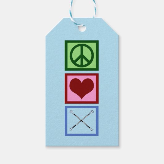 Baton Twirling Blue Cadeaulabel (Voorkant)