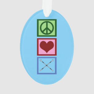 Baton Twirling Blue Ornament