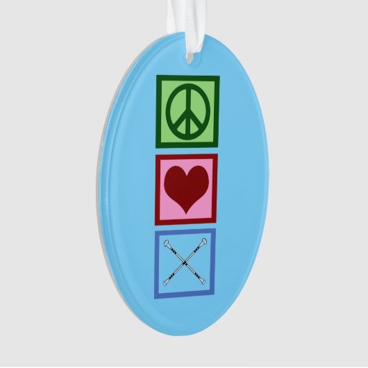 Baton Twirling Blue Ornament (voorkant)