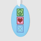 Baton Twirling Blue Ornament (voorkant)