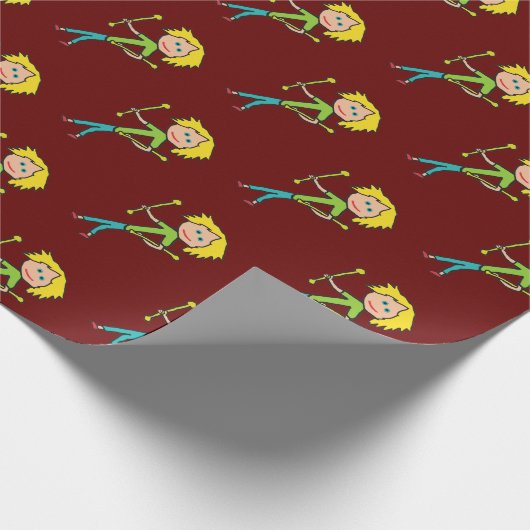 Baton Twirling Cadeaupapier (Hoek)