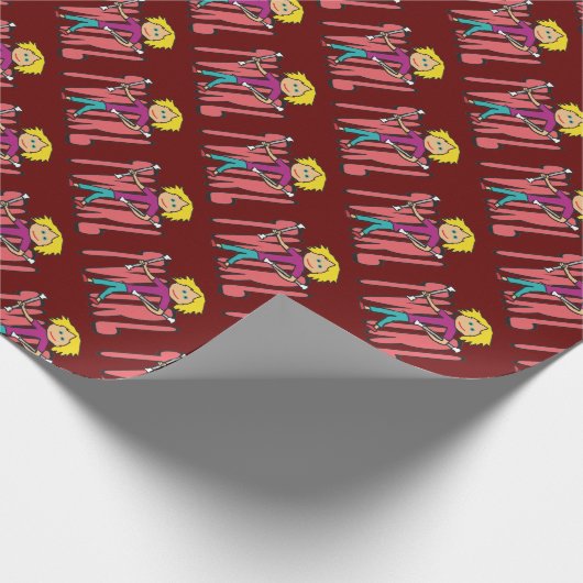 Baton Twirling Cadeaupapier (Hoek)