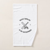 Baton twirling is mijn supermacht handdoek (Handdoek)