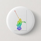 Baton Twirling PRIDE collectie Ronde Button 5,7 Cm (Voorkant)
